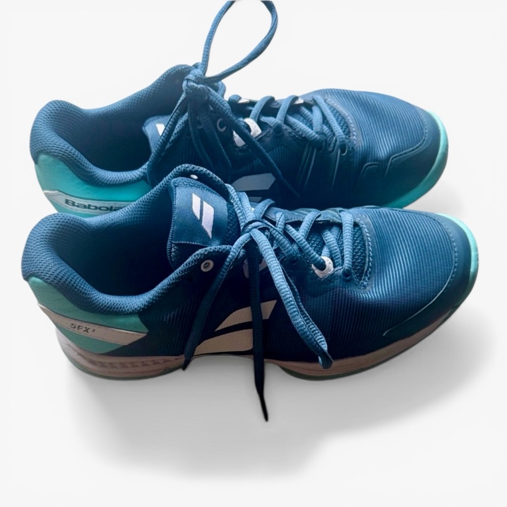 Babolat Women's Athletic Shoes - Navy and Mint